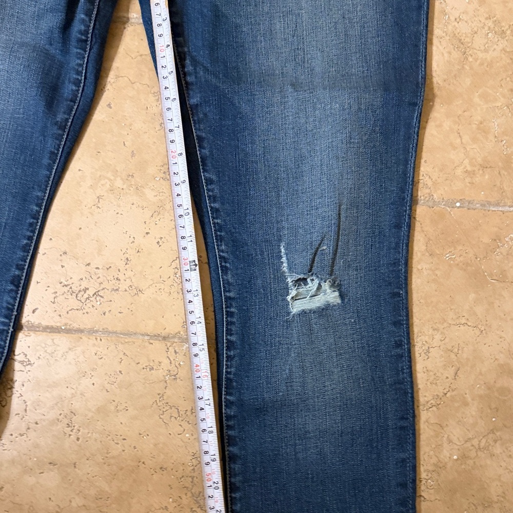 Kut from the Kloth Dark Wash MIA toothpick Skinny Jeans for Women size 14 - Picture 3 of 7